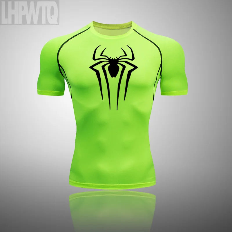 T-Shirt Sport Homme Élastique Séchage Rapide – Col Rond | Musculation, Running & Fitness | Respirant & Gainant