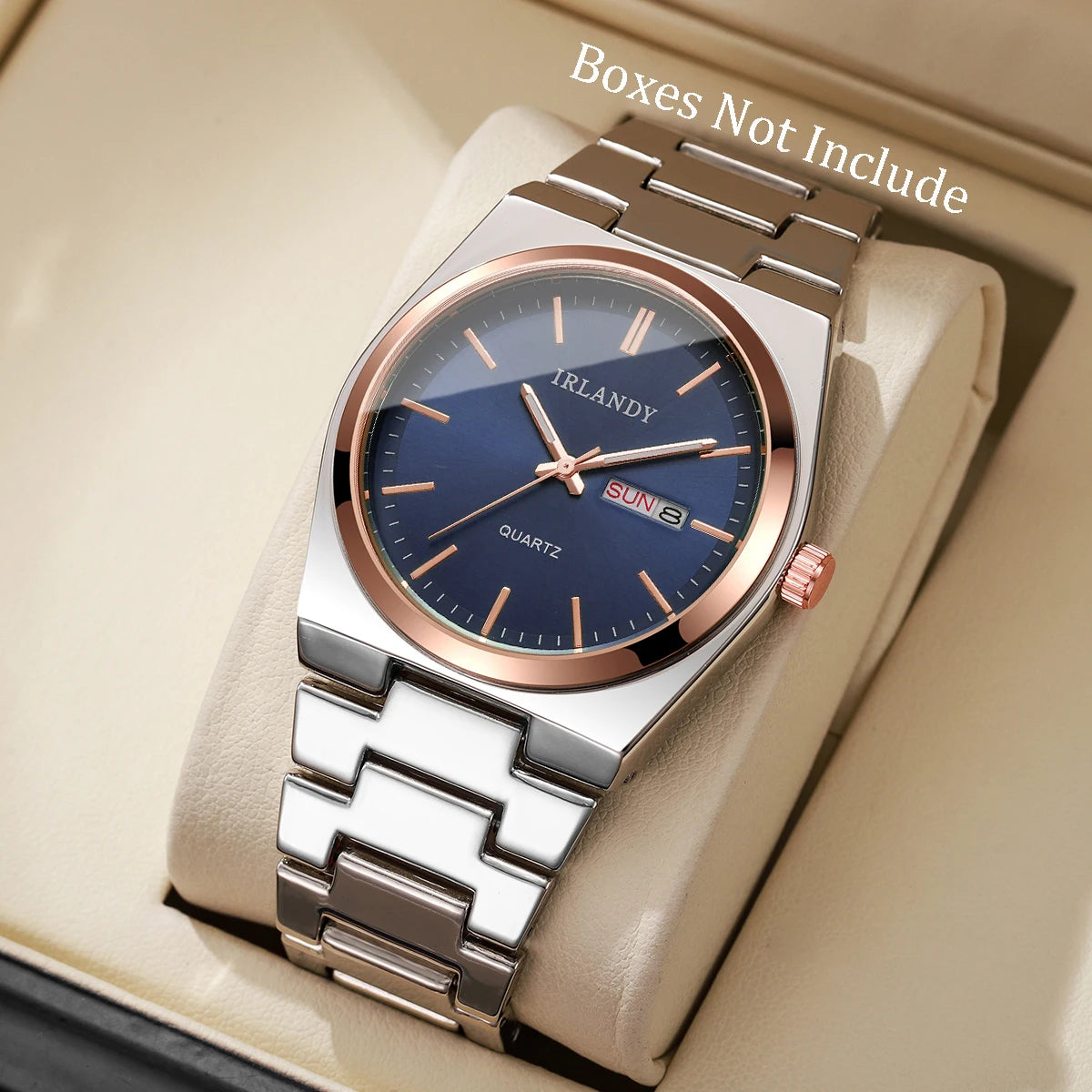 Montre Homme Luxe Business Quartz Calendrier – Élégante Fashion Casual