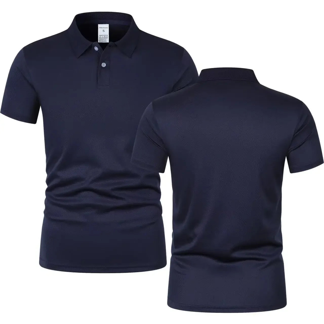 Polo Sport Homme Ultra-Léger Séchage Rapide – Couleur Unie & Anti-Transpiration | Fitness, Gym & Running | Respirant