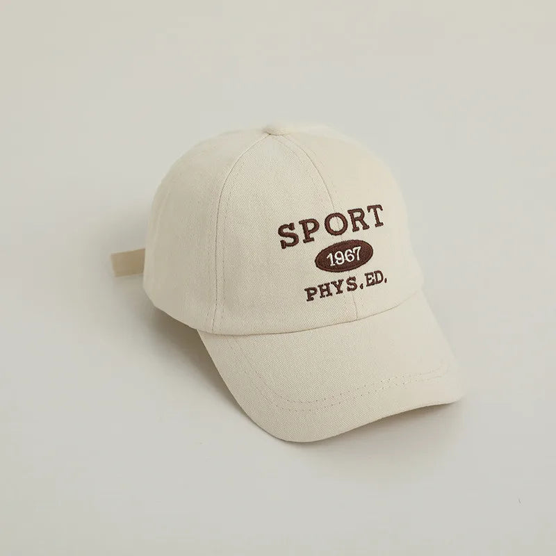Casquette Enfant Réglable Lettre – Bob Anti-UV Garçon Fille Printemps Été Automne Outdoor