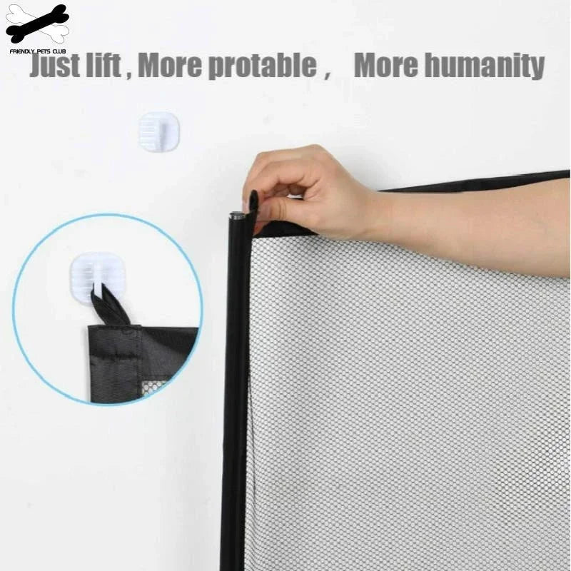 Dog Cat Fence Premium Removable Door Pet Protection Screen