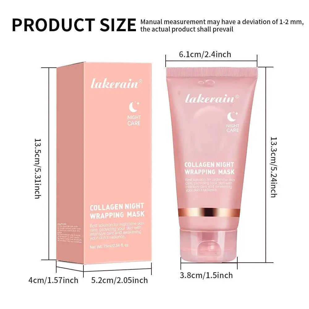Kollagen Peel-Off-Maske - Tiefenhydratation & Festigkeit Nachtpflege