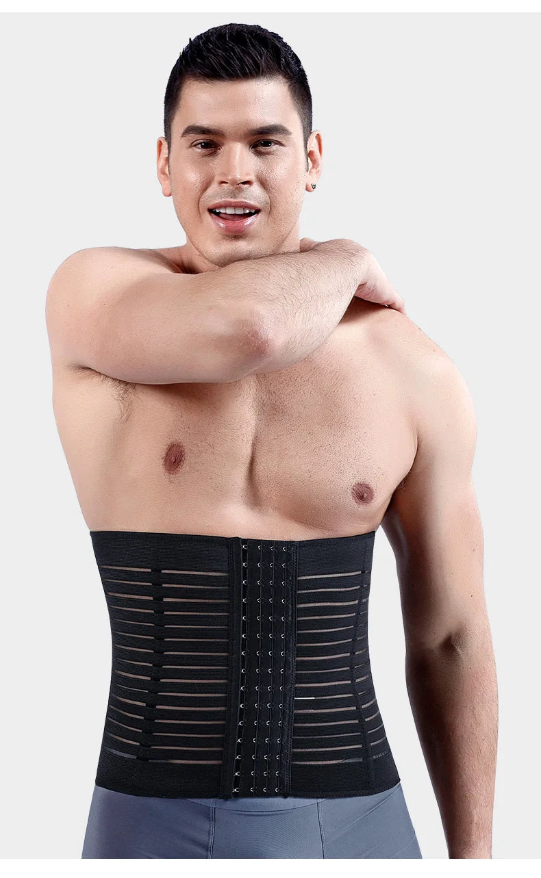 Ceinture Gainante Homme Ventre Plat – Corset Amincissant & Compression Abdominale | Fitness, Sport & Silhouette