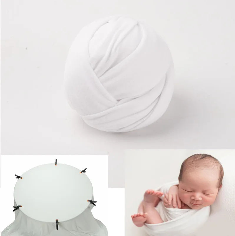 Fond de Studio Photo Nouveau-Né 150x170cm – Tissu Extensible Wrap Accessoire Shooting Bébé
