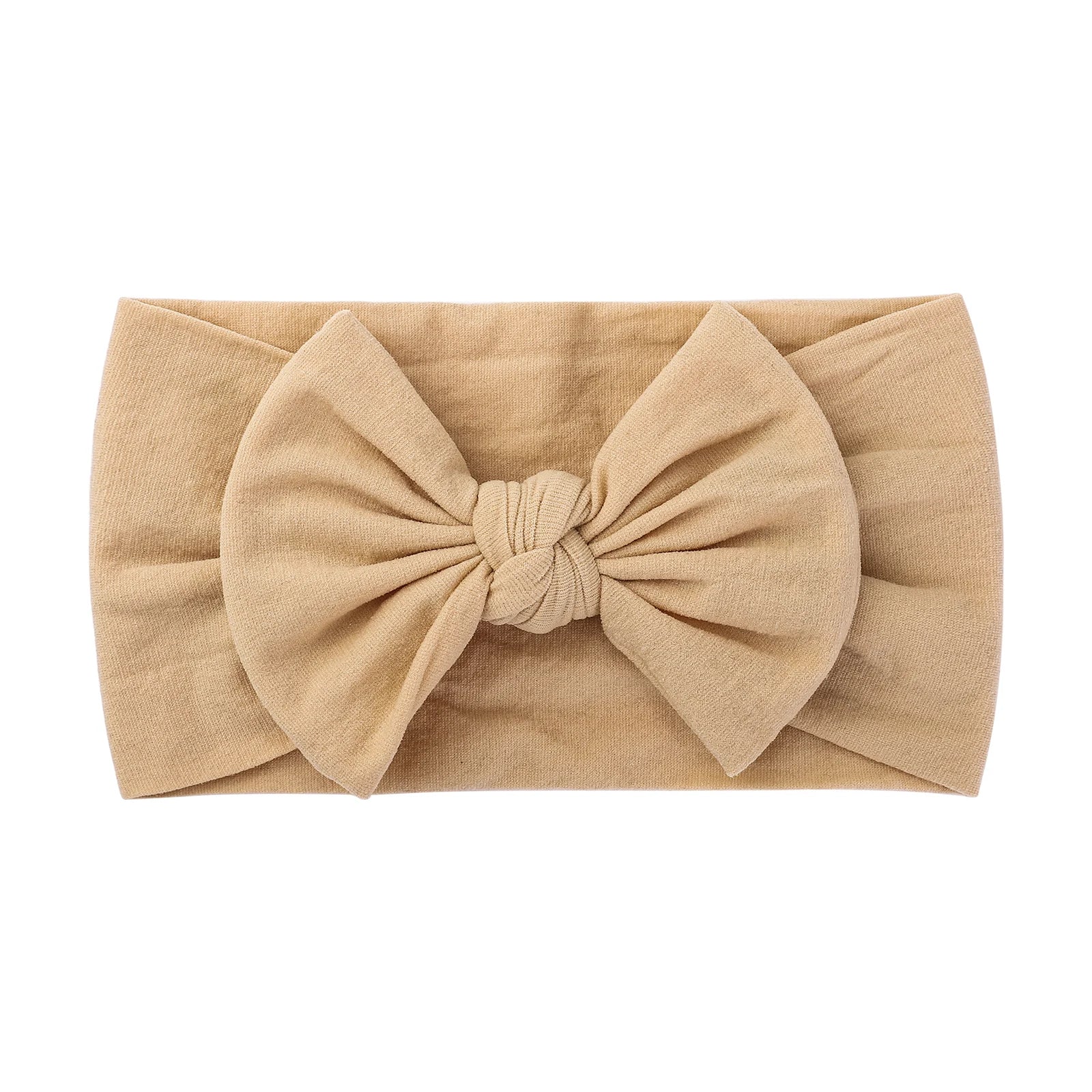 Bandeau Nœud Bébé Fille Élastique Large – Turban Headband Accessoire Cheveux 48 Couleurs