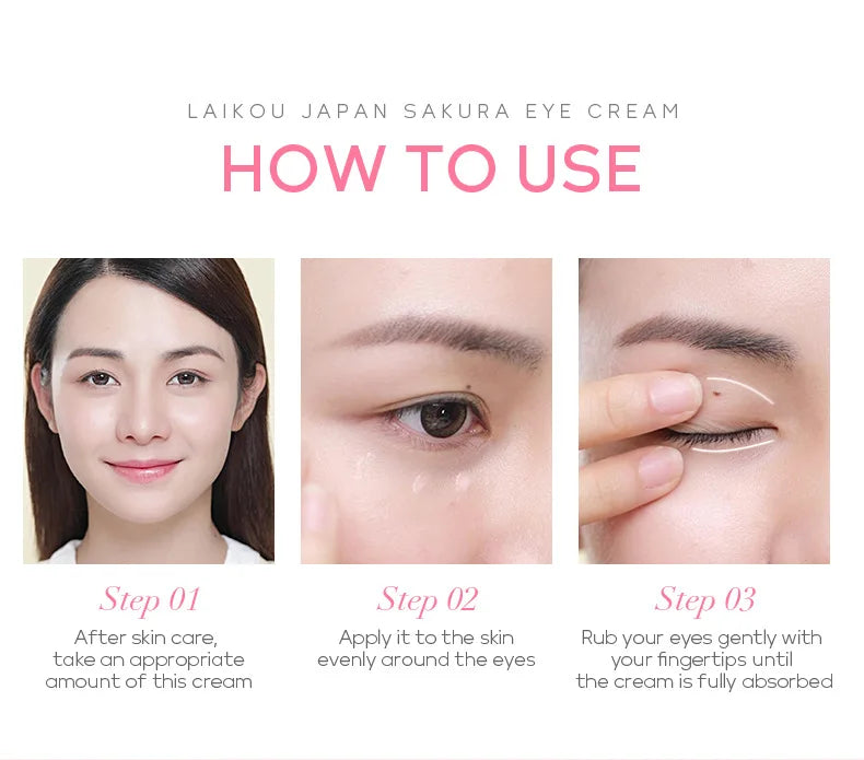 Kit Skincare Coréen LAIKOU Sakura – Nettoyant, Masque Yeux & Lèvres, Hydratation Intense | Routine Beauté K-Beauty Complète