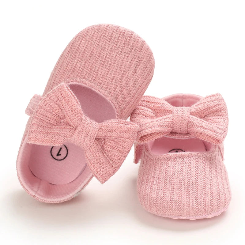 Chaussures Bébé Fille Rose Semelle Souple – Ballerines Légères Confortables Premiers Pas Casual