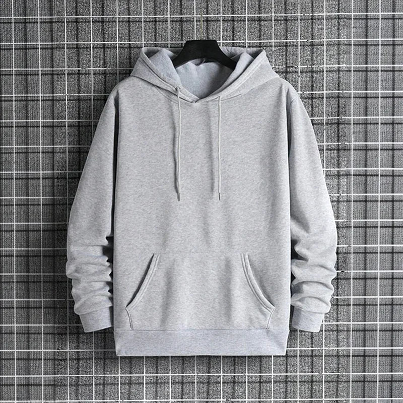 Hoodie Homme Couleur Unie Qualité Premium Capuche Casual Fashion Pullover Maison Outdoor Confortable Intemporel | Sweatshirt Capuche Premium