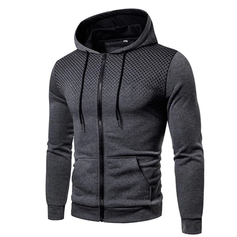 Ensemble Homme Polaire Couleur Unie Sweat Zippé + Pantalon + Bonnet Casual Sport Style Américain Européen Automne Hiver Confortable – Set 3 Pièces Premium | Mode Homme Sport Premium