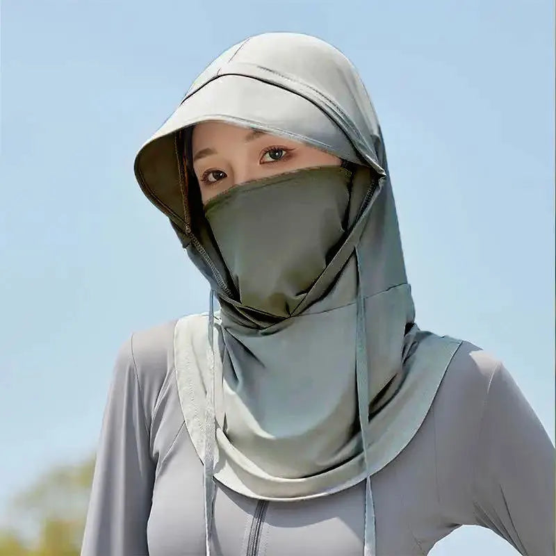 Cagoule Anti-UV Respirante – Masque Visage & Cache-Cou Long | Cyclisme, Moto, Pêche & Randonnée | Homme & Femme