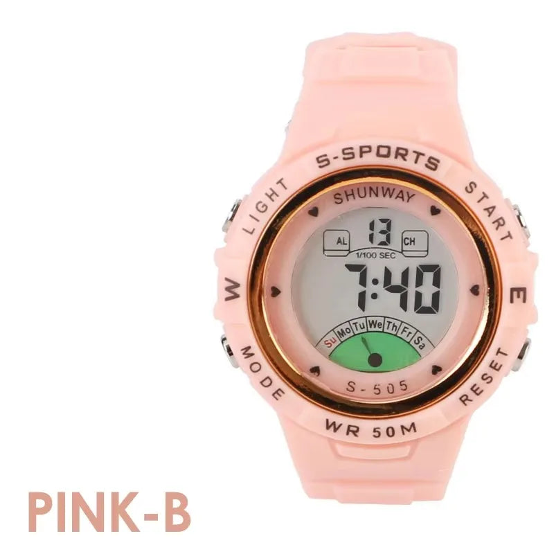Montre Enfant UTHAI CE02 Quartz Colorée – Fille Garçon Étanche 50M Sport Student
