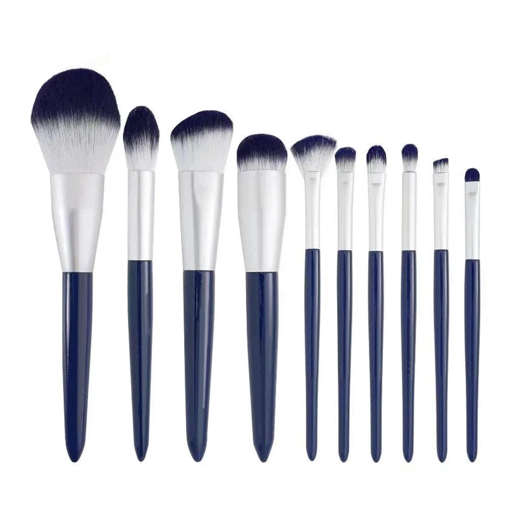 Set de Pinceaux Maquillage Ultra-Doux – Fard à Paupières, Fond de Teint, Poudre & Blush | Femme