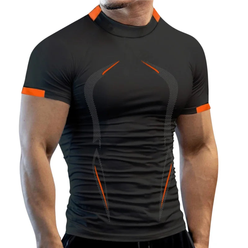 T-Shirt Homme Gym Séchage Rapide Respirant Jogging Training Fitness Running Été Léger Confortable | Tee Shirt Sport Séchage Rapide Premium