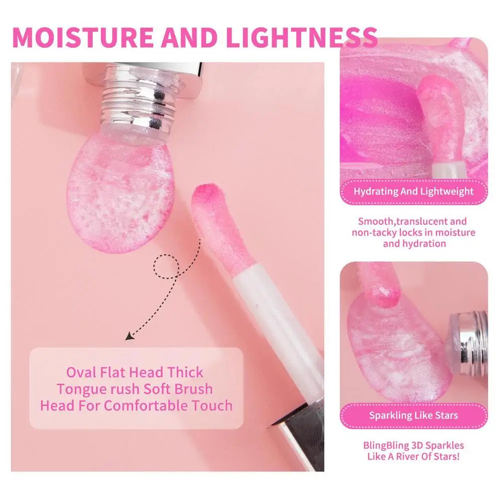Huile à Lèvres Changeante de Couleur – Jelly Crystal Nacrée | Hydratante & Nourrissante