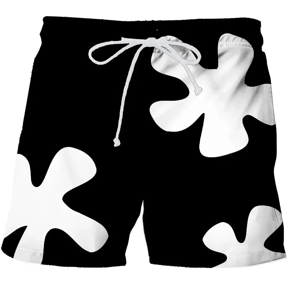 Bade-Short für Herren und Damen mit 3D-Anime-Motiv Patrick Star – schnelltrocknend für Strand & Hip Hop | Sommer