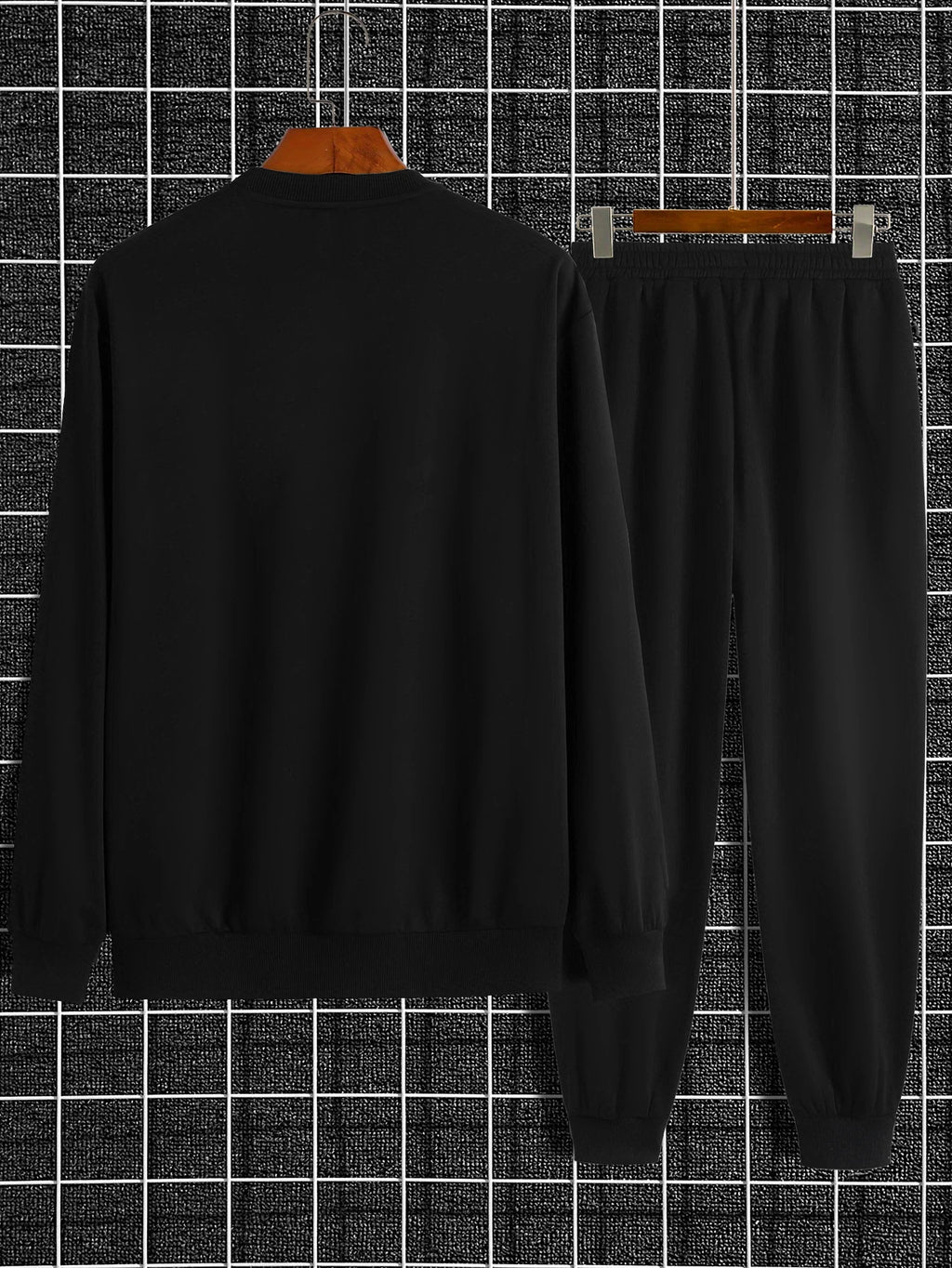 Ensemble Sweatshirt + Sweatpants Imprimé Homme Automne – 2 Pièces Loose Casual Daily