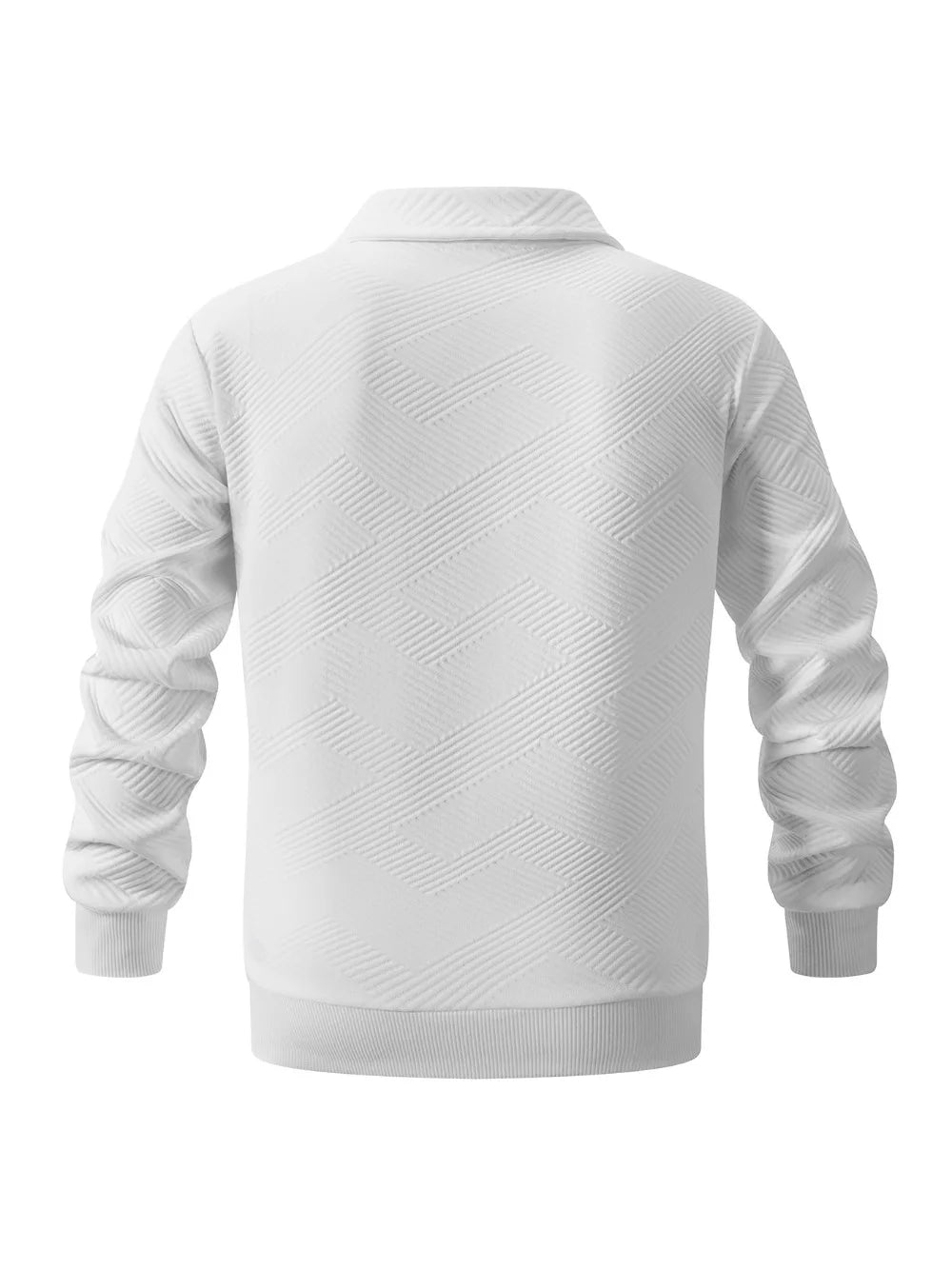 Sweat Homme Quarter Zip Col Polo Roulé Couleur Unie Pullover Manches Longues Casual Outdoor Quotidien Automne Confortable Élégant – Sweatshirt Zippé Premium | Mode Homme Automne Premium