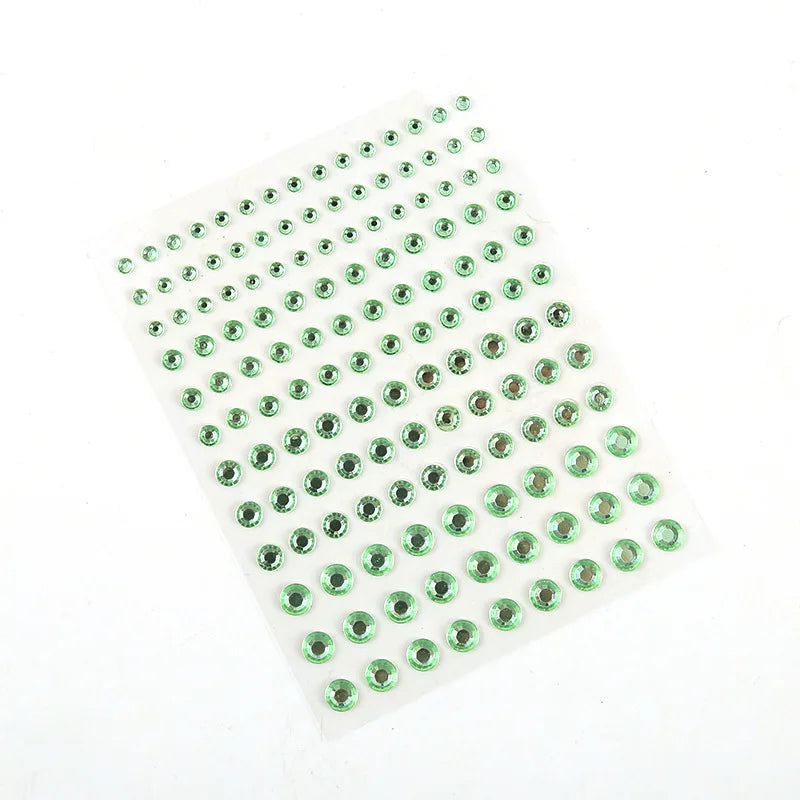 Stickers Strass Visage Jetables – Diamants Acryliques Crystal Larme & Yeux | Maquillage Scène & Festival