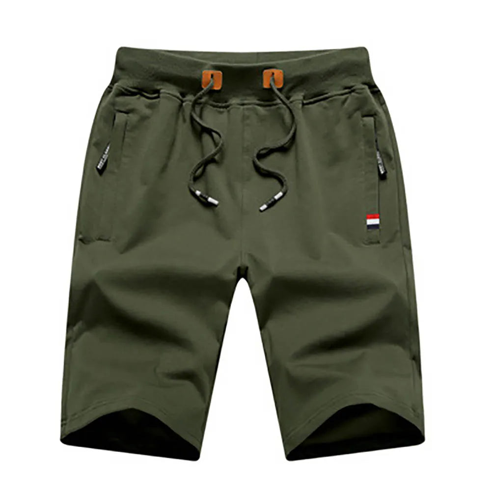 Short Homme Casual Uni Fitness Respirant Cordon Ajustable Été – Pantalon Court Sport Mode Tendance Confortable | Mode Homme Été