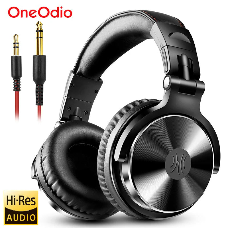 Oneodio Casque Studio DJ HiFi – Filaire Over-Ear Monitoring Musique & Gaming | Micro Intégré PC & Téléphone