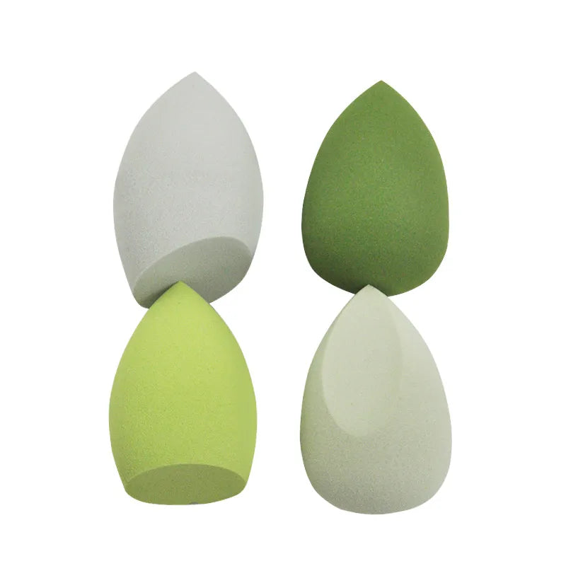 Lot 4 Éponges Maquillage Blender Puff Tendance – Fond de Teint & Poudre | Application Douce & Précise | Accessoire Beauté
