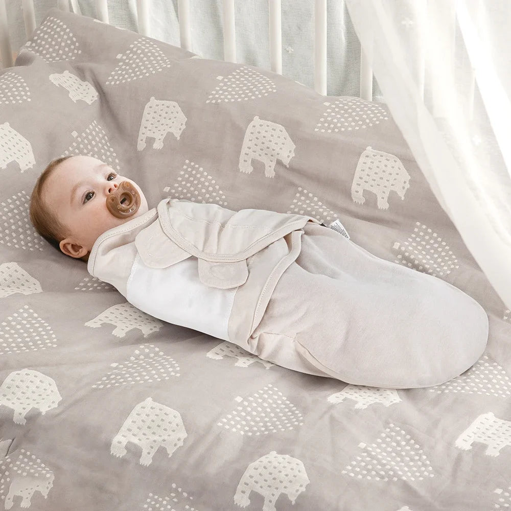 Gigoteuse Bébé Fille 100% Coton – Sac de Couchage Emmaillotage Enveloppe Cocon Nouveau-Né