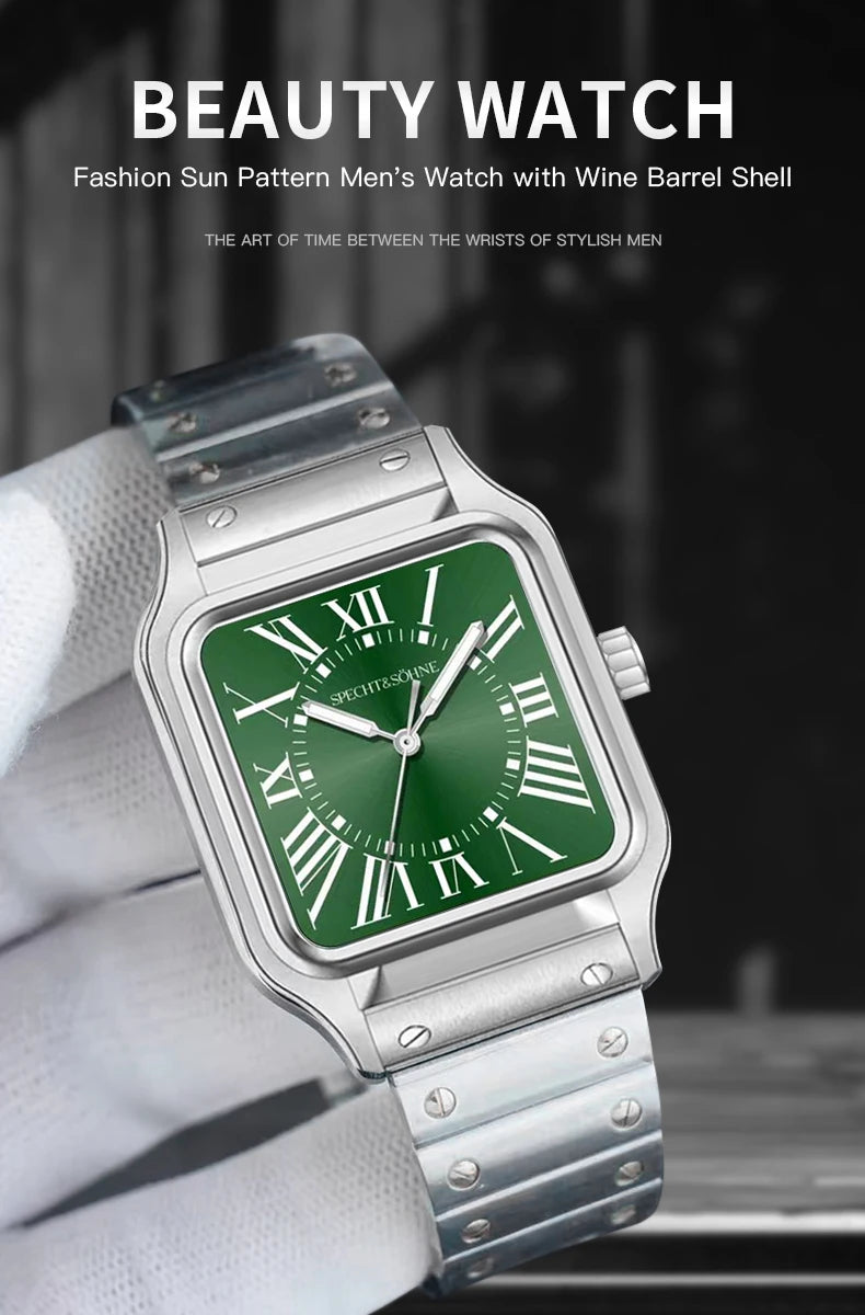 Montre Unisexe Specht & Söhne Luxe 34mm Quartz – Ultra-Fine Saphir Acier Étanche 50M