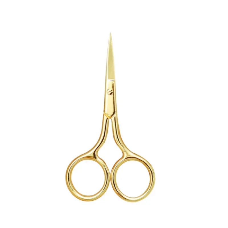 Ciseaux Maquillage Style Européen 9CM – Inox Professionnel | Sourcils, Poils de Nez & Manucure