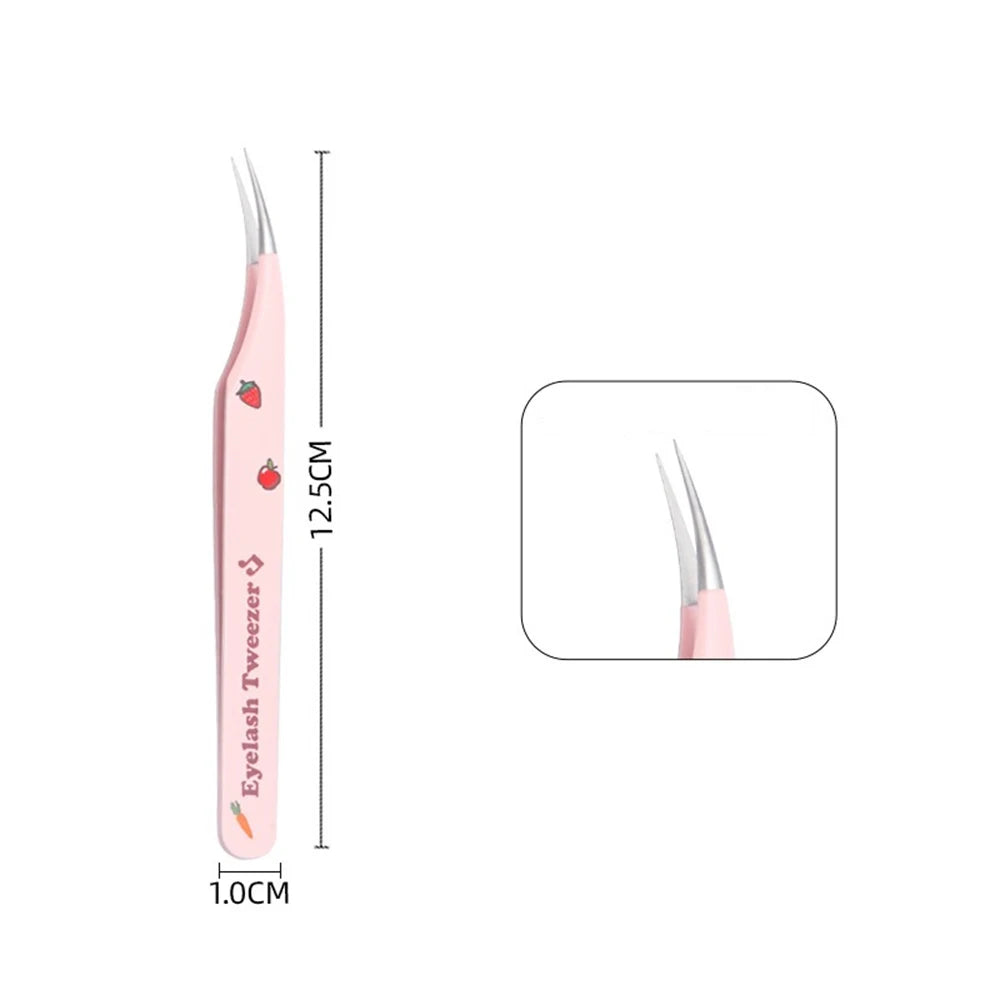Pinces Extension Cils Inox – Outil Pose Cils & Nail Art | Ramasse-Strass