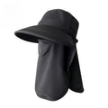 Chapeau Anti-UV Été – Protection Visage & Cou | Large Bord Respirant | Cache-Visage Solaire | Outdoor, Randonnée & Plage