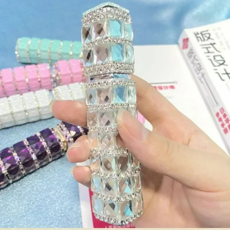 Flacon Parfum Vaporisateur Diamant 12ml – Verre Rechargeable | Échantillon & Voyage