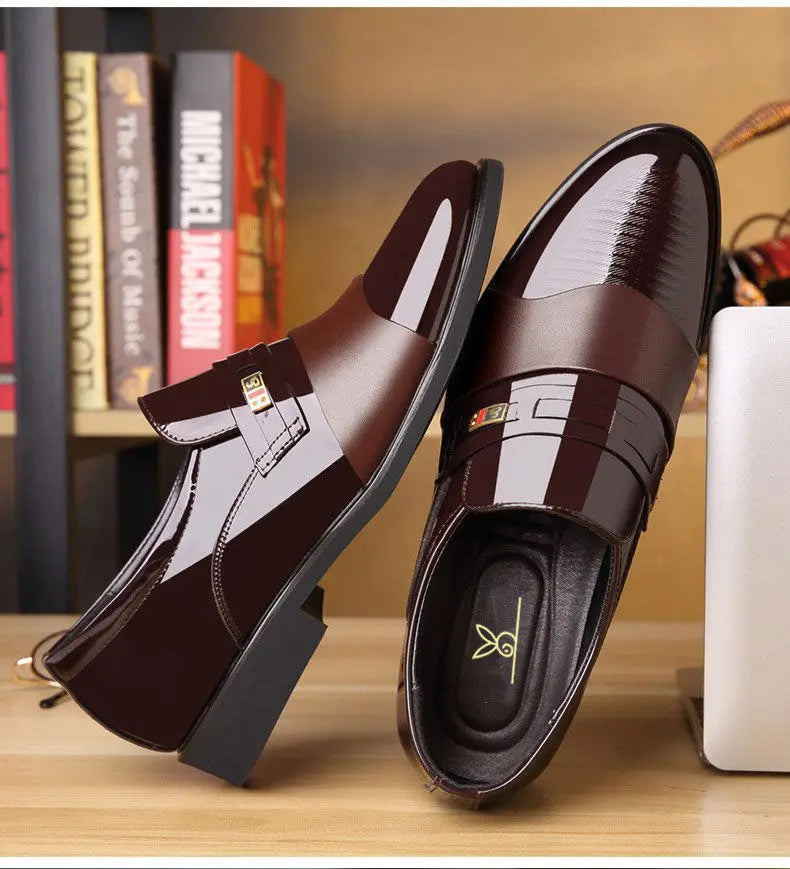 Chaussures Cuir Business Rehaussantes Homme – Formal Casual Automne Confortables