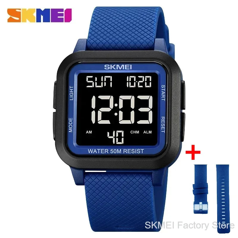 Montre Homme SKMEI 1894 Militaire Sport Luxe – LED Digital Électronique Étanche Reloj
