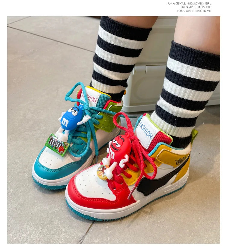 Baskets Enfant 4 Saisons – Chaussures Sport Basketball Garçon Fille Toutes Saisons