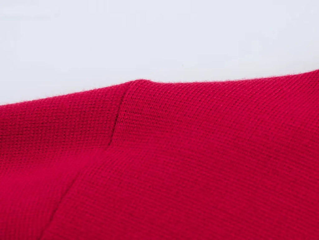 Cardigan Court Tricoté Femme Boutons Col Rond Manches Longues – Poignets Côtelés Chaud Automne
