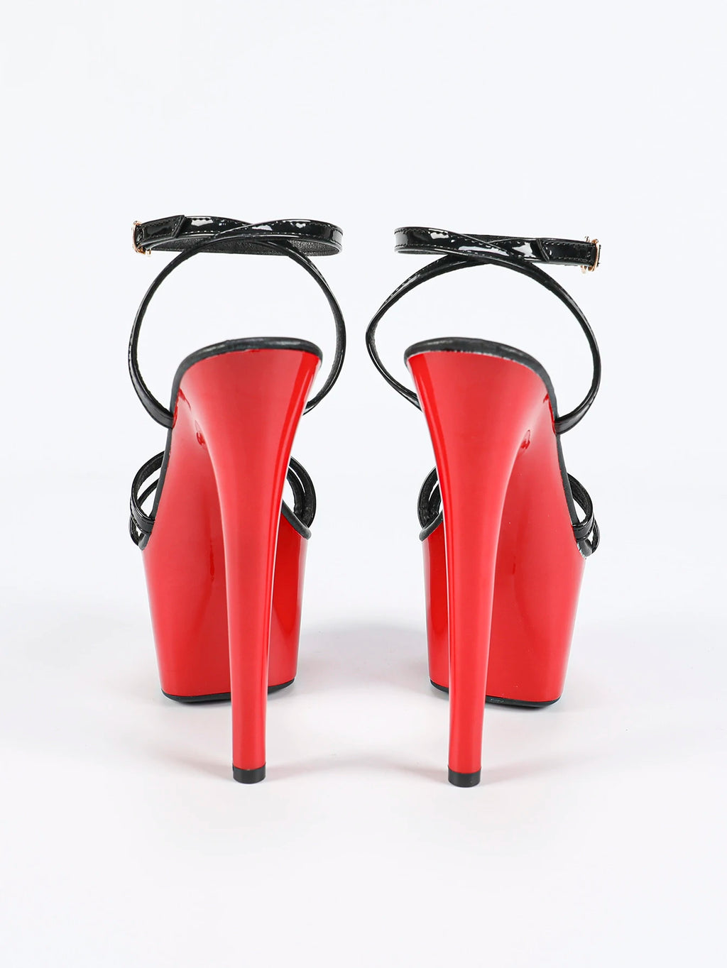 Escarpins Catwalk 17CM Stiletto Ankle Strap Femme 2025 – Nightclub Semelle Épaisse Été
