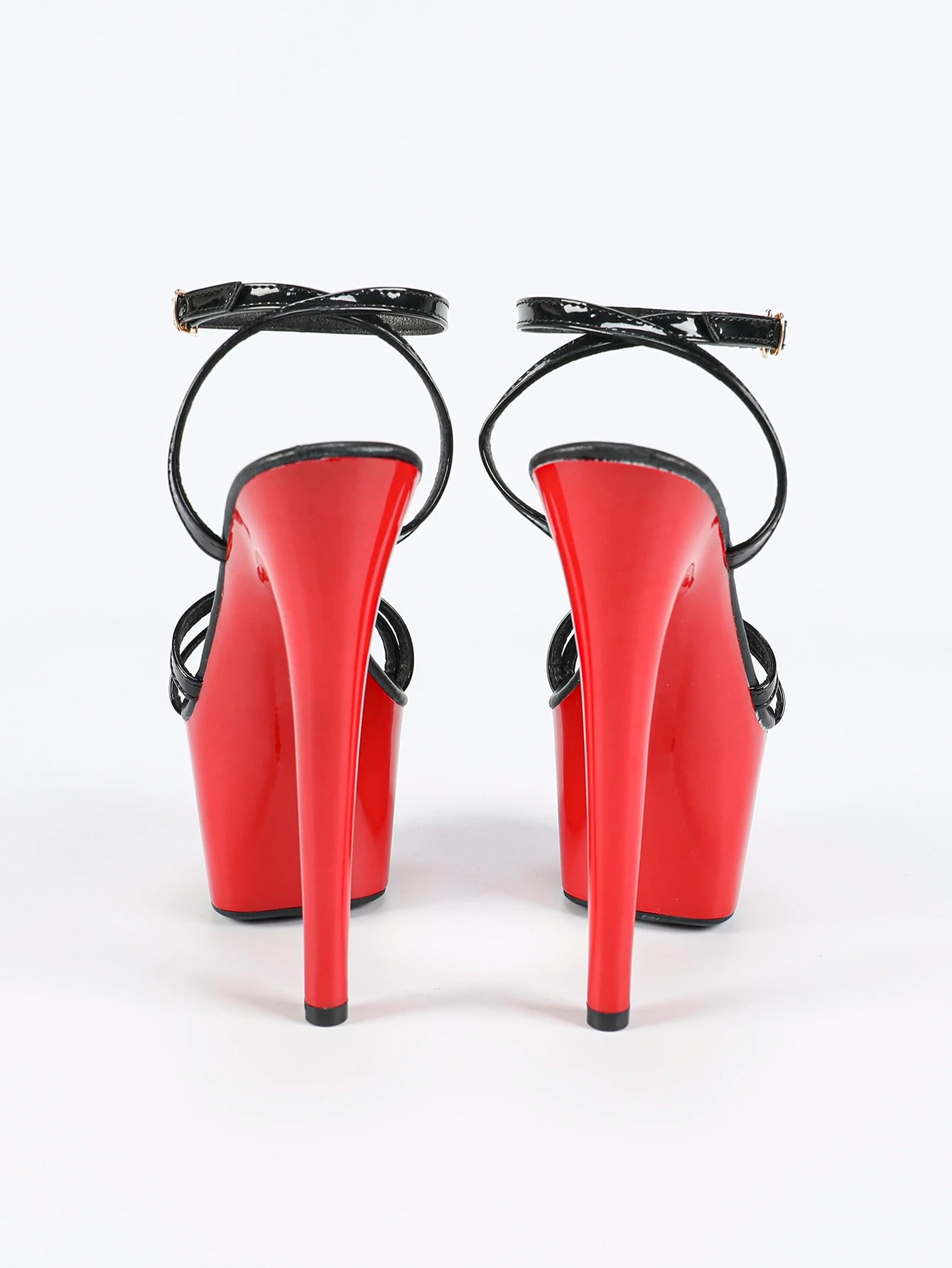 Escarpins Catwalk 17CM Stiletto Ankle Strap Femme 2025 – Nightclub Semelle Épaisse Été