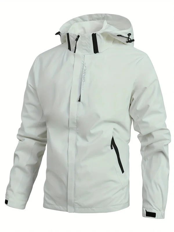 Herren Leichte Kapuzen-Regenjacke – Outdoor-Windjacke zum Wandern und Klettern | Herren Sportmode