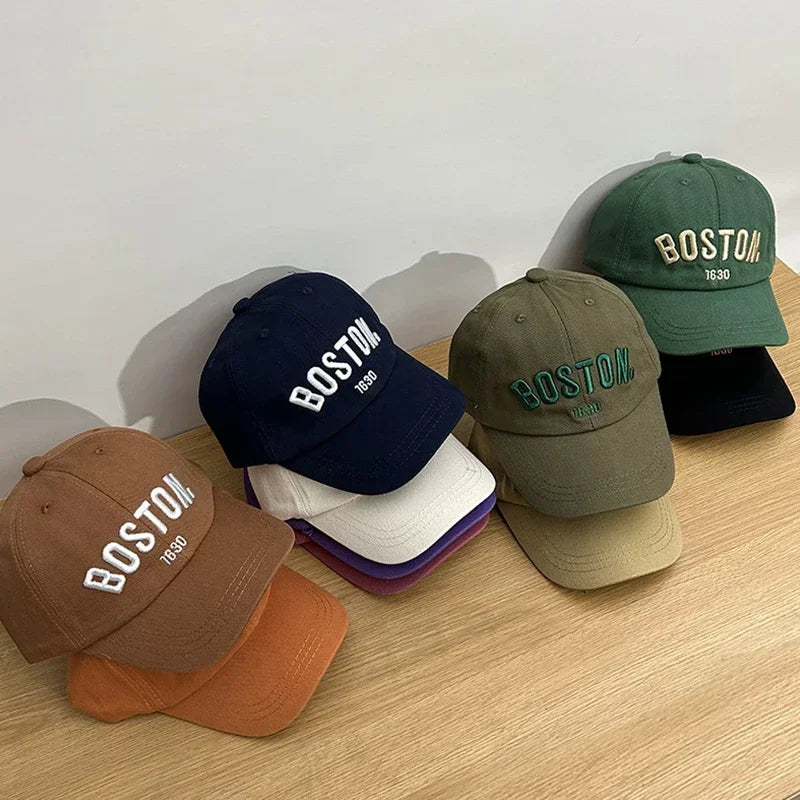 Casquette Baseball Enfant Brodée Lettre Unisexe – Bob Soleil Réglable Printemps Été Garçon Fille Bébé