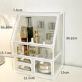 Armoire Rangement Cosmétiques Anti-Poussière Grande Capacité – Organisateur Skincare, Maquillage & Pinceaux | Bureau & Coiffeuse