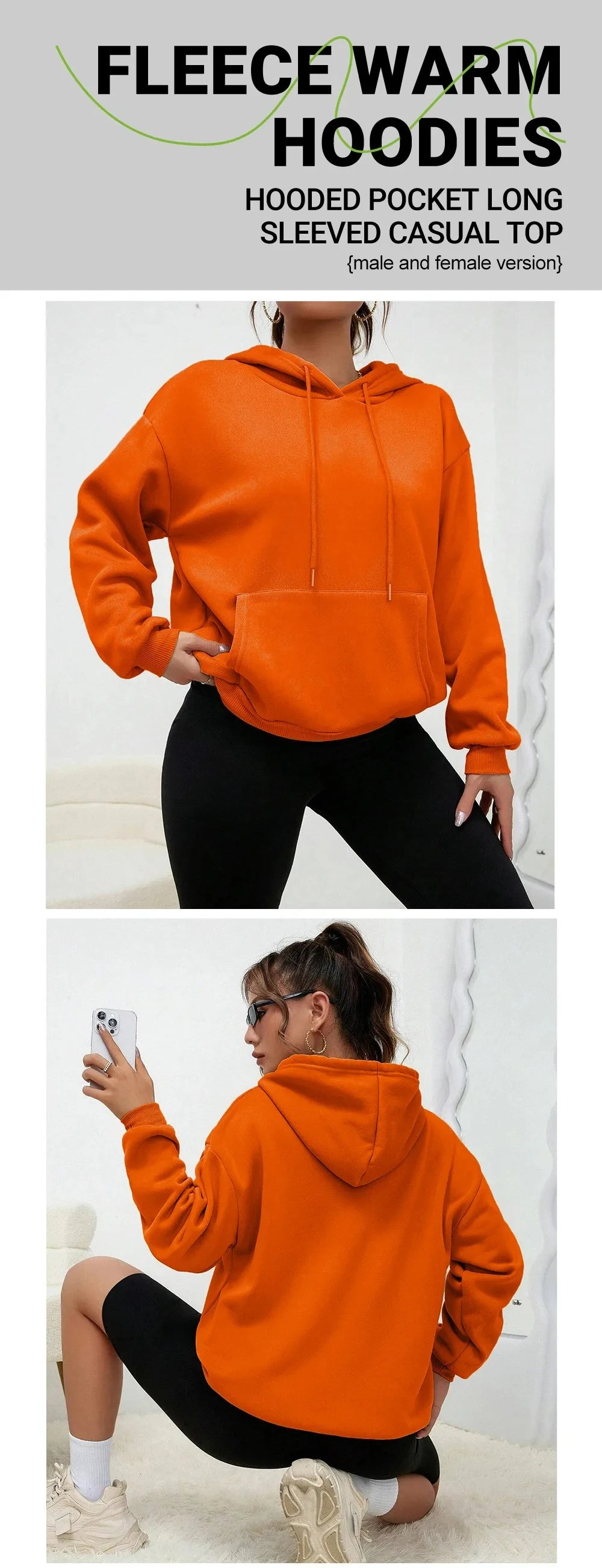 Sweat À Capuche Femme Hawkins Strange School 1983 Polaire Chaud Ample Poche – Streetwear | Hiver