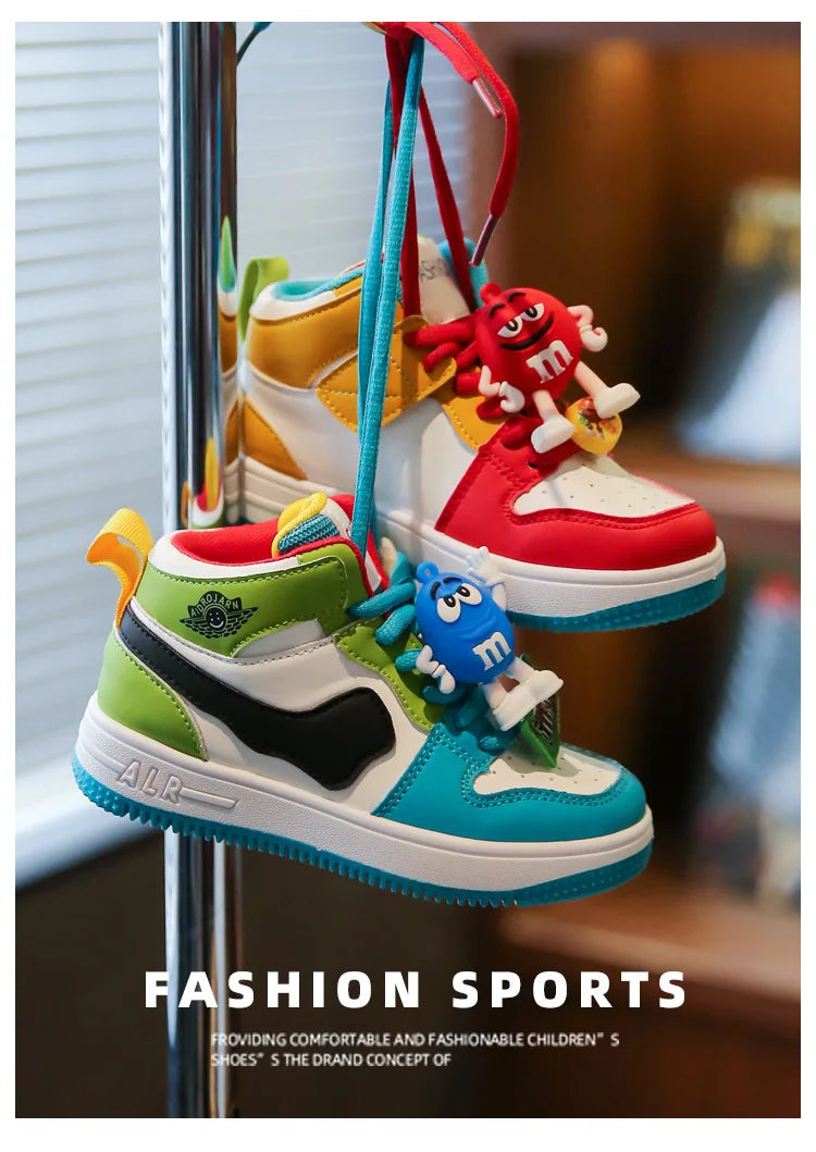 Baskets Enfant 4 Saisons – Chaussures Sport Basketball Garçon Fille Toutes Saisons
