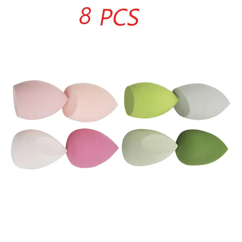 Lot 4 Éponges Maquillage Blender Puff – Fond de Teint, Poudre & Correcteur | Application Douce & Uniforme | Accessoire Beauté