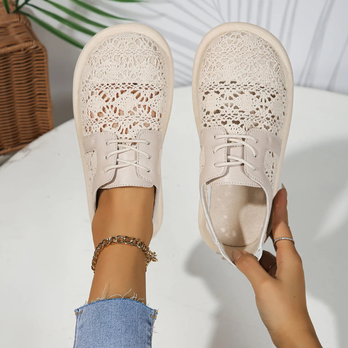 Sandales Luxe Designer Cuir Plateforme Femme 2024 – Respirantes Casual Été Élégantes