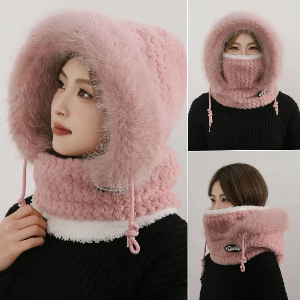 Bonnet Russe Polaire avec Cagoule – Protection Thermique Coupe-Vent | Ski, Vélo & Grand Froid