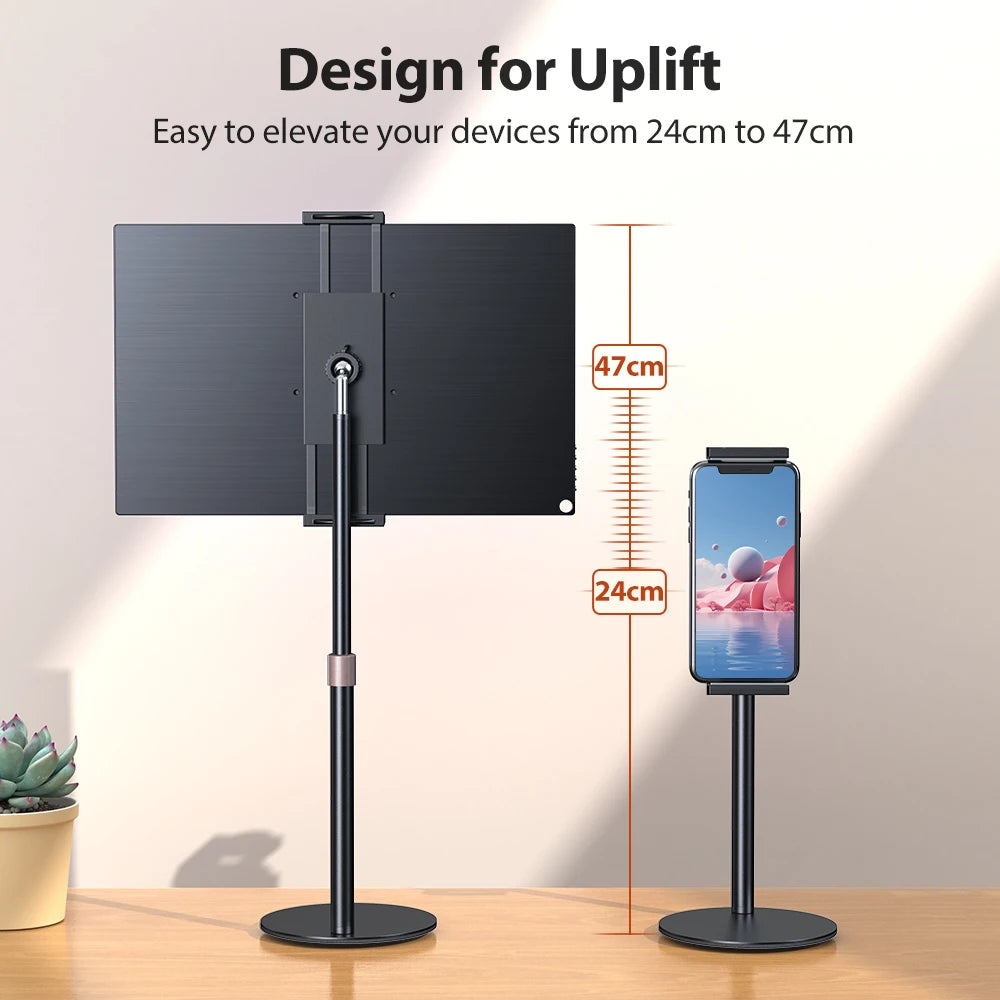 UPERFECT Support VESA Moniteur Portable 360° – Réglable pour Écran 15.6'' & 17.3'' | Compatible Tablette 4.7''-17.3''