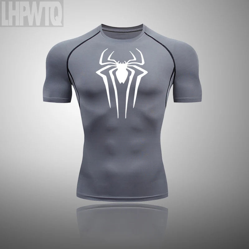 T-Shirt Sport Homme Élastique Séchage Rapide – Col Rond | Musculation, Running & Fitness | Respirant & Gainant