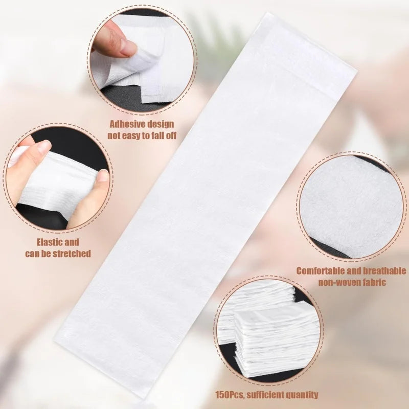 Bandeaux Jetables SPA Skincare Non-Tissés – Lot 10/50/100 pcs | Blancs Ultra-Doux | Soin Visage & Institut de Beauté