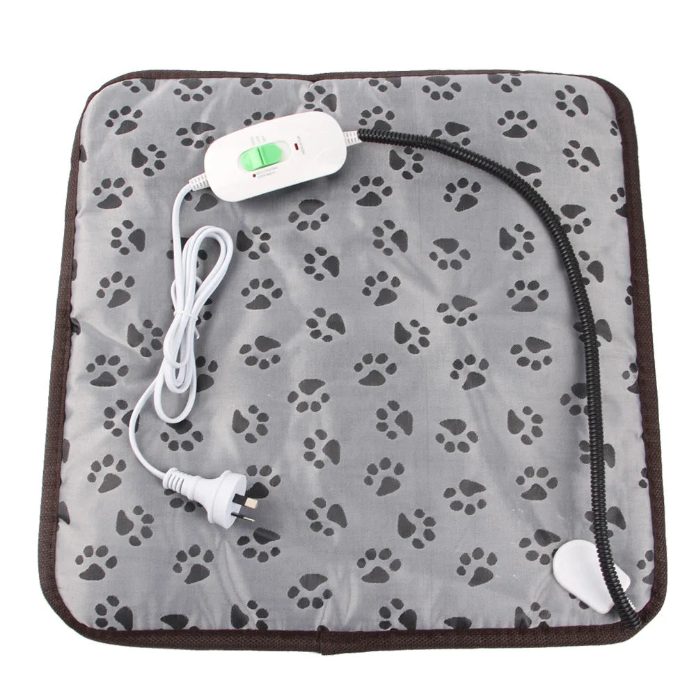 Couverture Chauffante Électrique Animaux Imperméable Anti-Morsure Résistante – Température Constante Réglable | Tapis Chauffant Chien Chat
