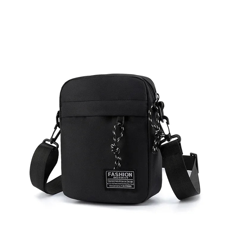 Petit Sac Carré Oxford Unisexe – Sacoche Bandoulière Crossbody Casual Homme Femme